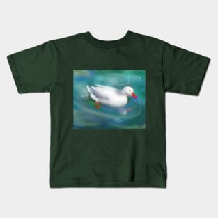 Swimming Duck Kids T-Shirt